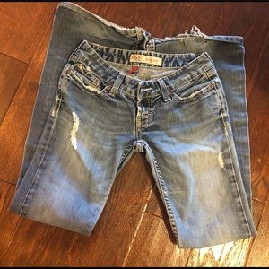 BKE denim starlite bootcut Jean size 25